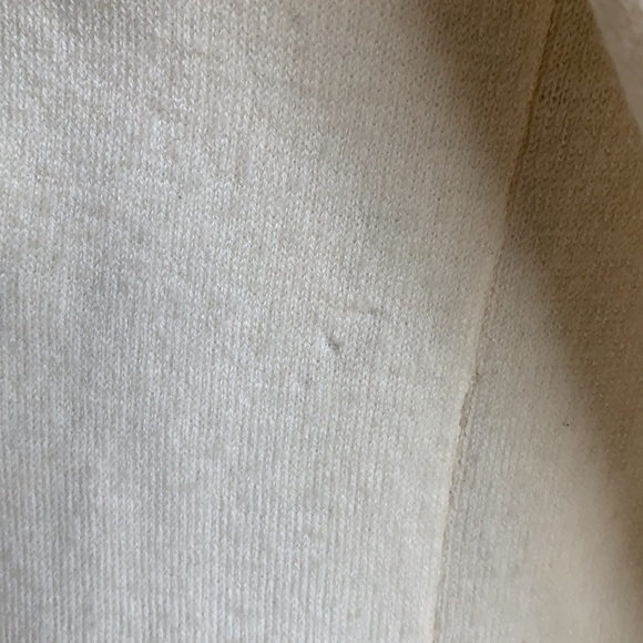 Boden Sweater Jeweled Pearl Collar Rose And Cream Sz 6 - Picture 11 of 12